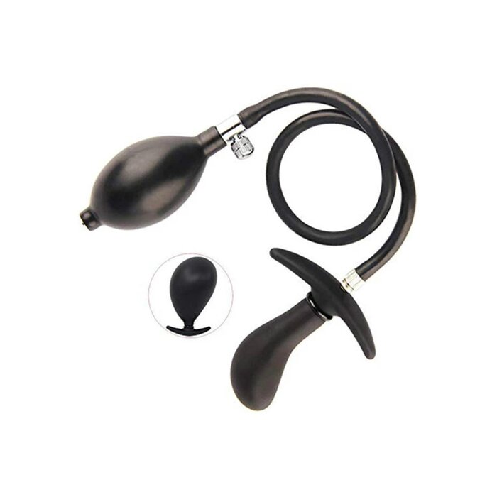 Silicone Inflatable Slimline Butt Plug