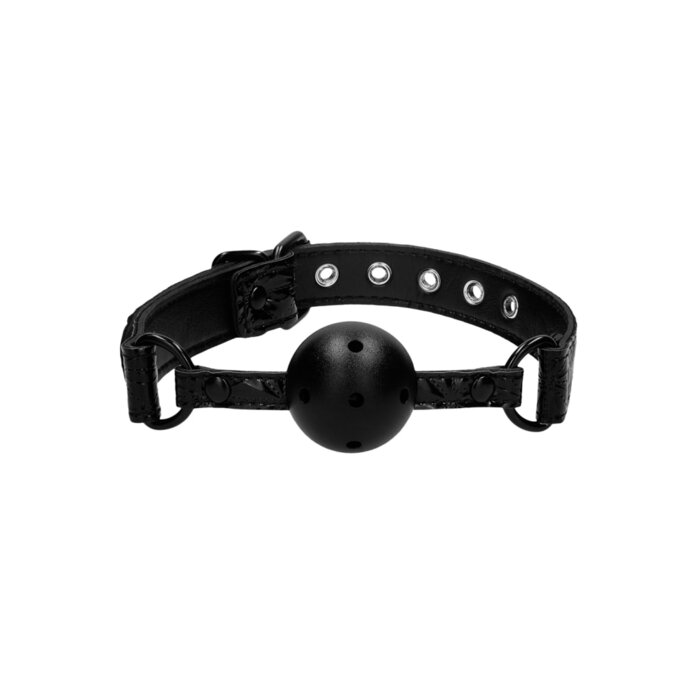 Ouch! Breathable Luxury Ball Gag - Black