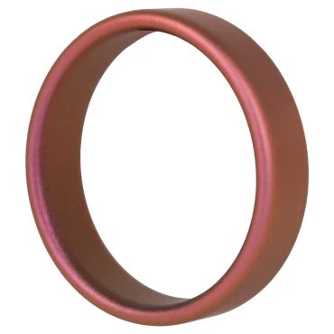 Blaze Metallic Red Silicone Cock Ring