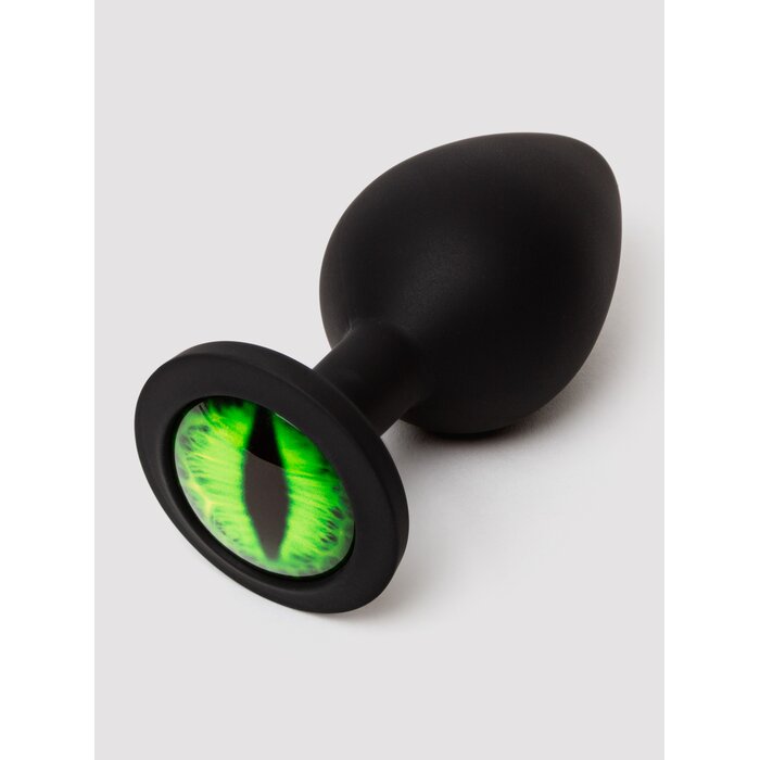 Creature Cocks Dragon's Eye Silicone Medium Butt Plug - Black