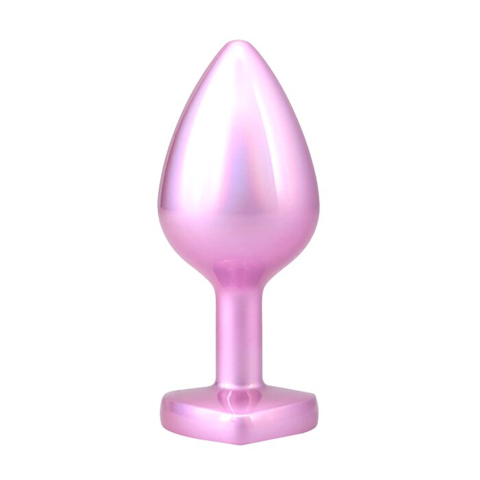 Booty Bling Metal Plug - Pink - Medium