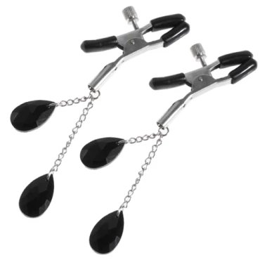 Onyx Gem Twist Nipple Clamps