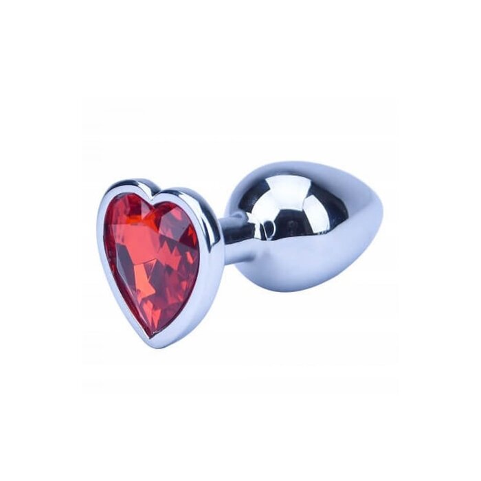 Precious Metals Heart Shaped Butt Plug