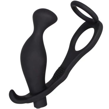 Pinpoint Deep-Spot Butt Plug with Cock & Ball Ring