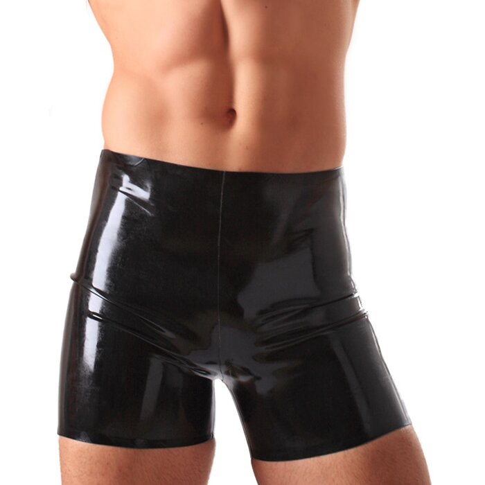 Vanguard Heavy Duty Latex Boxer Shorts, Black (0.55mm)