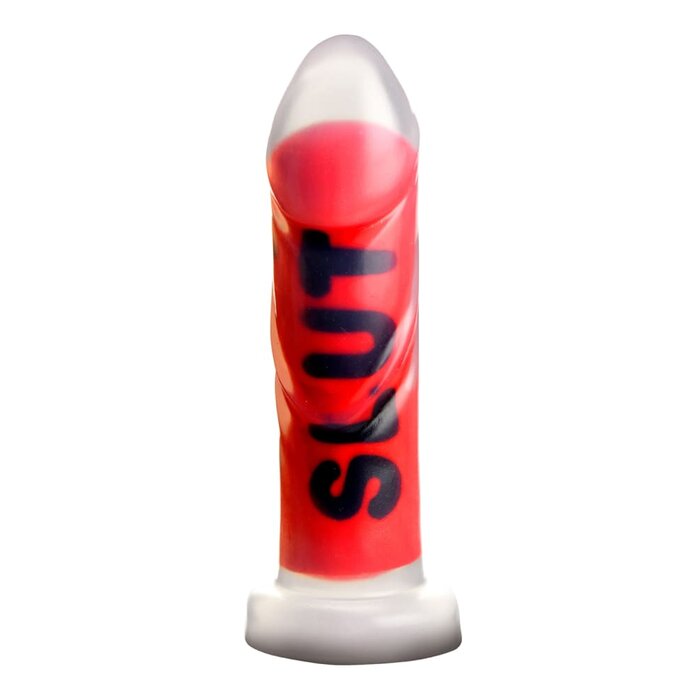SLUT Silicone Dildo