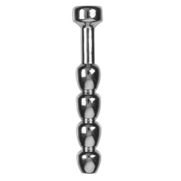 Drill Bit Steel Through-Hole Penis Plug – 6, 8, or 10mm - 10MM