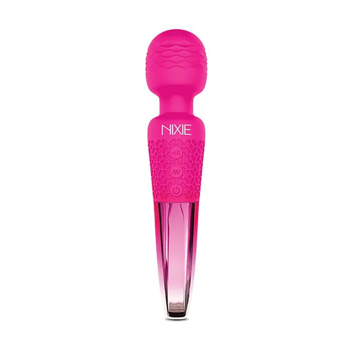Nixie Rechargeable Wand Massager - Pink