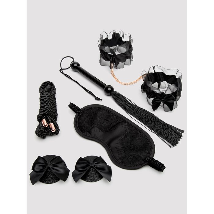 Bondage Boutique Midnight Special Gift Set (5 Piece) - Black