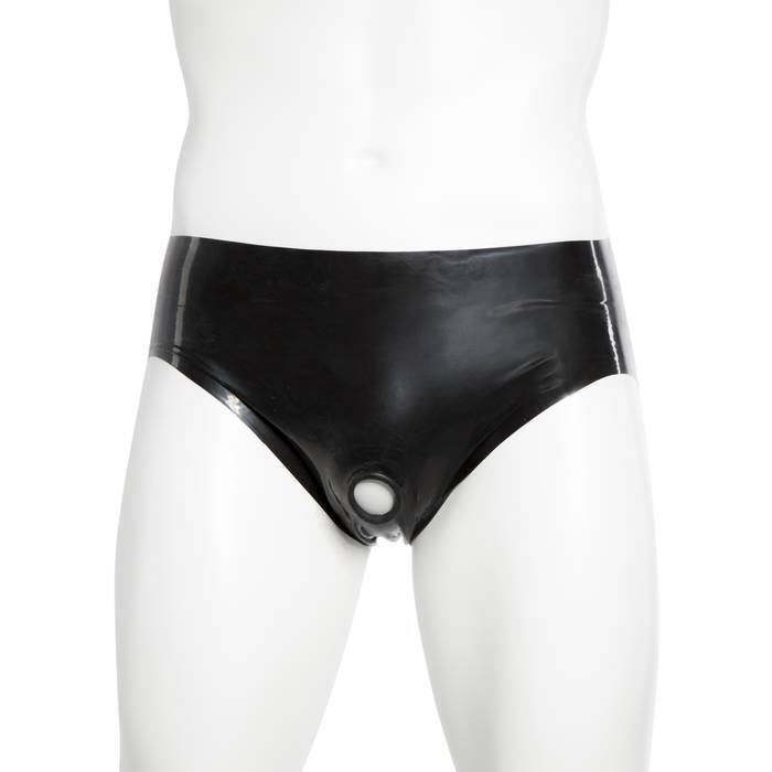 Renegade Rubber Latex Pants with Erection Ring