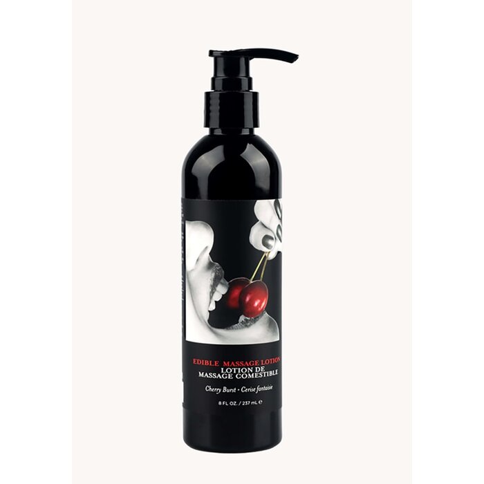 Edible Massage Lotion - Cherry - 8 oz.