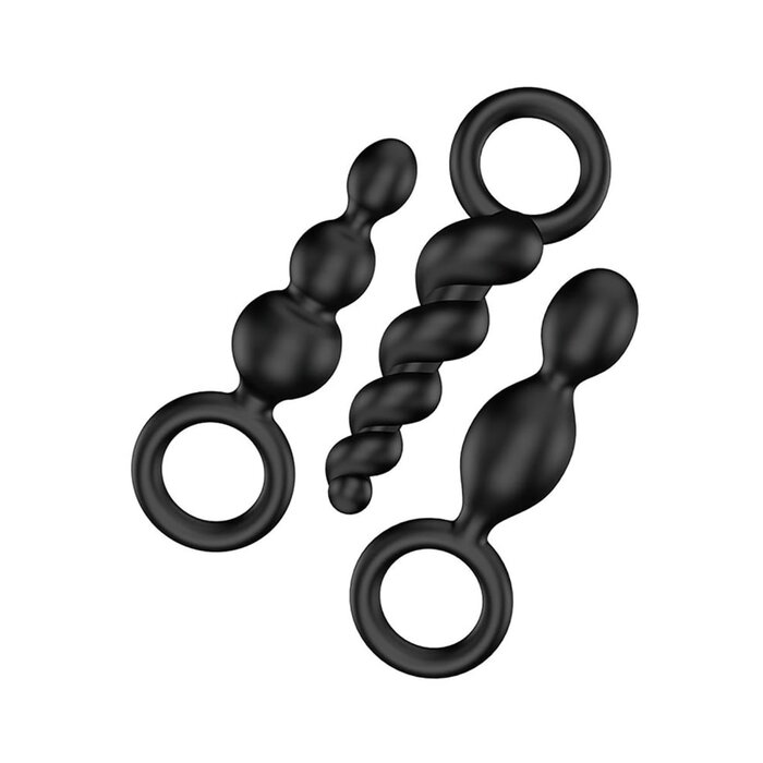 Satisfyer Booty Call Plugs - Black