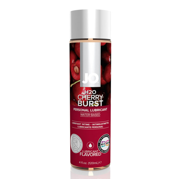 JO H2O Flavored Lubricant - Cherry Burst - 4 oz.