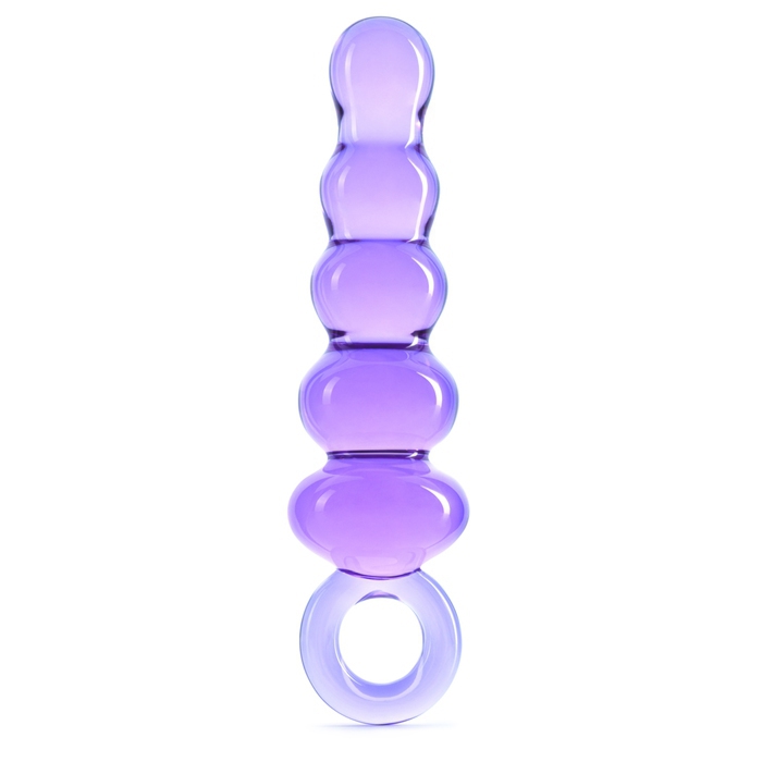 Lovehoney Beaded Sensual Glass Dildo 5 Inch