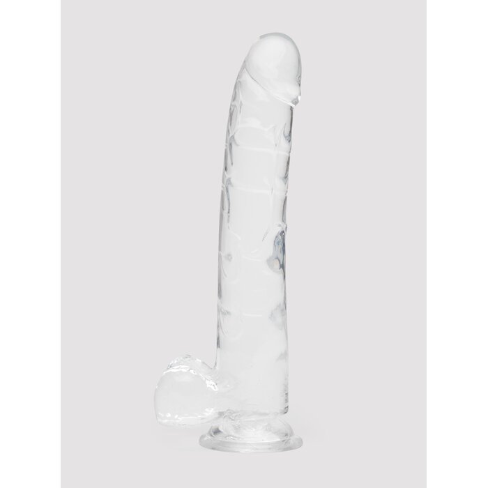 King Cock Realistic Large Suction Cup Dildo 10 Inch Clear - Clear