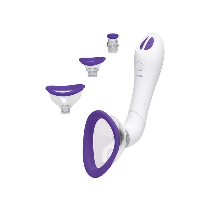 Bloom - Intimate Body Pump - Automatic - Vibrating - Rechargeable - Purple/White