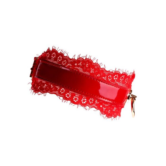 Ann Summers High Gloss PU & Lace Bondage Collar