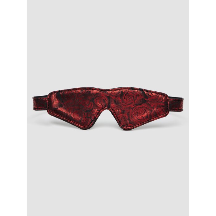 Fifty Shades of Grey Sweet Anticipation Reversible Faux Leather Blindfold - Black