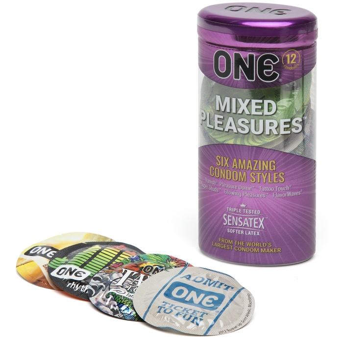 ONE Mixed Pleasures Condoms (12 Pack)