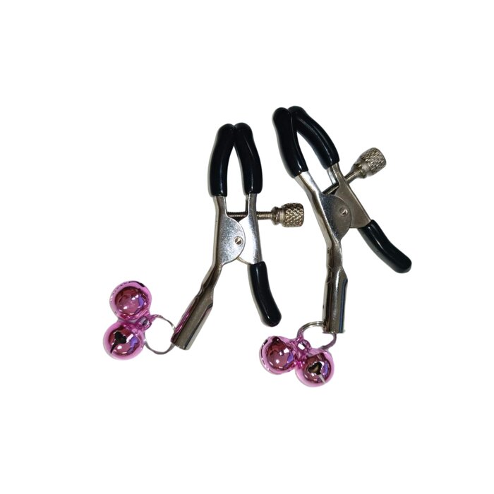 Bejeweled Nipple Clamps Pink