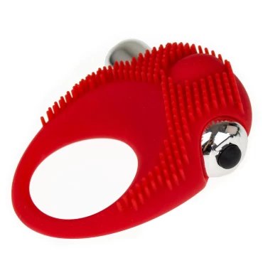 Ace Red Silicone Vibrating Cock Ring
