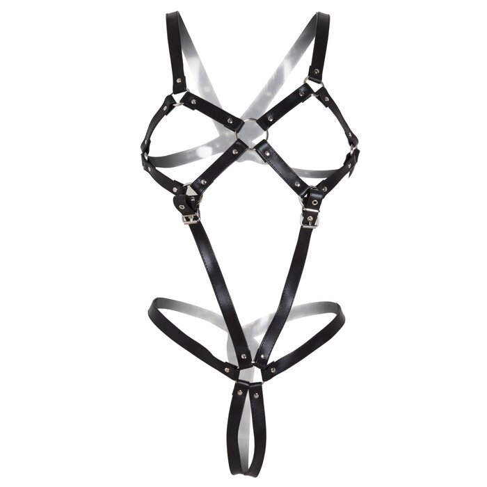 Leatherette Vixen Full Body Harness - One Size