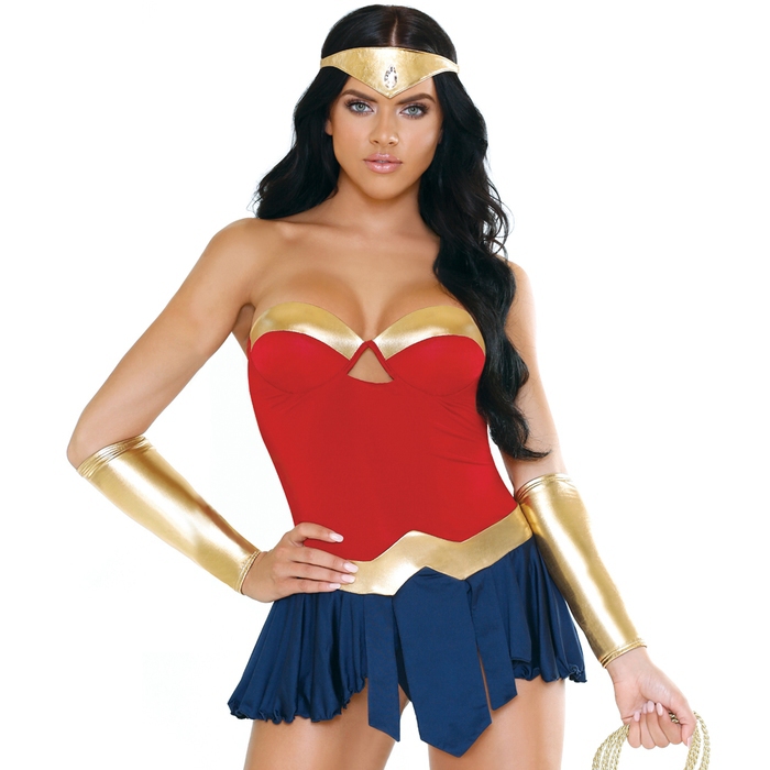 Fantasy Play Warrior Goddess Superhero Costume