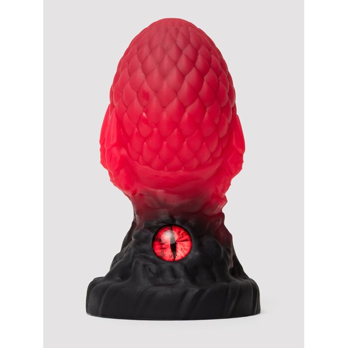 Creature Cocks Eye of the Dragon Red Silicone Butt Plug - Red