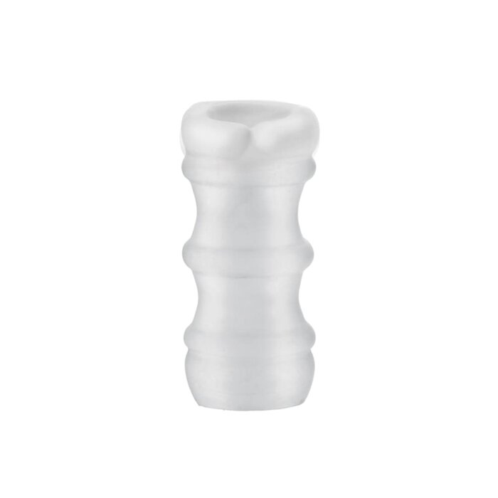 Mood Pleaser Beaded Stroker - White