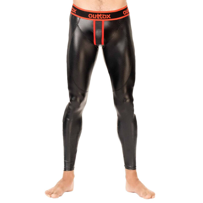 Men's Leggings in Black & Red