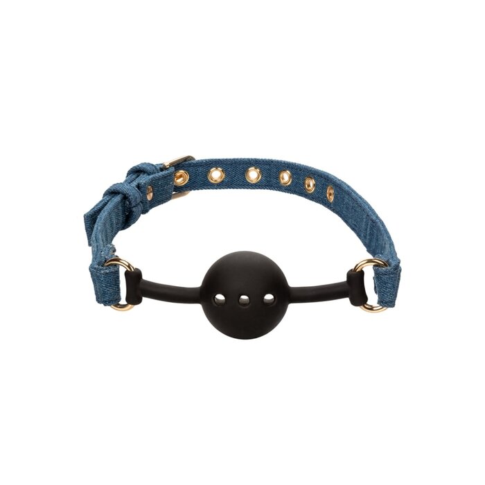 Ride 'em Premium Denim Collection Ball Gag
