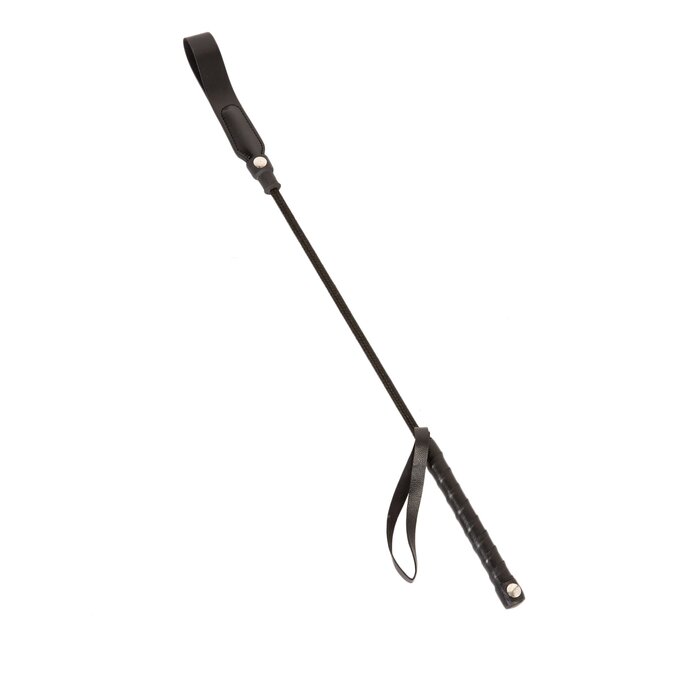 Short Riding Crop slim tip Black 20"