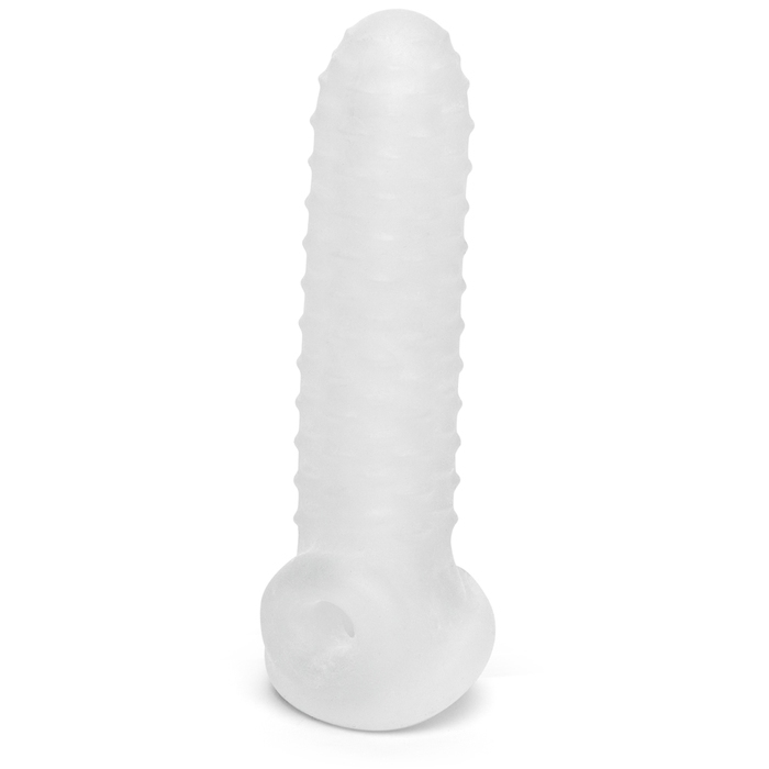 Perfect Fit Fat Boy Checker Textured 6.5 Inch Penis Sleeve with Ball Loop