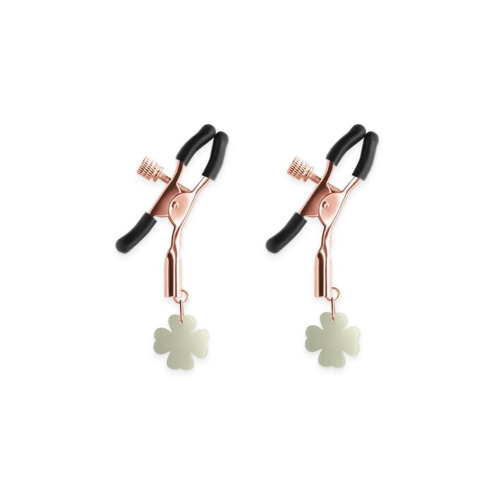Bound Glow in the Dark Nipple Clamps - G4 - Rose Gold