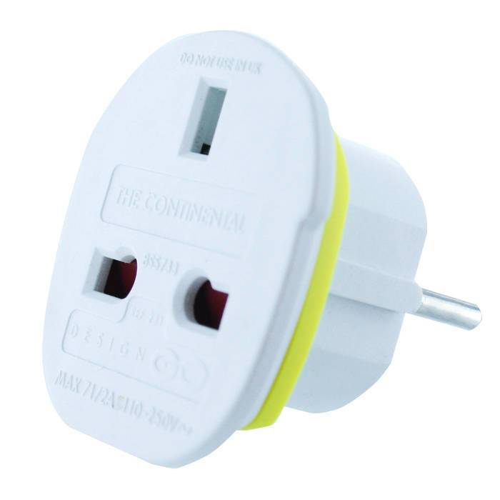 UK to Europe Continental Adaptor