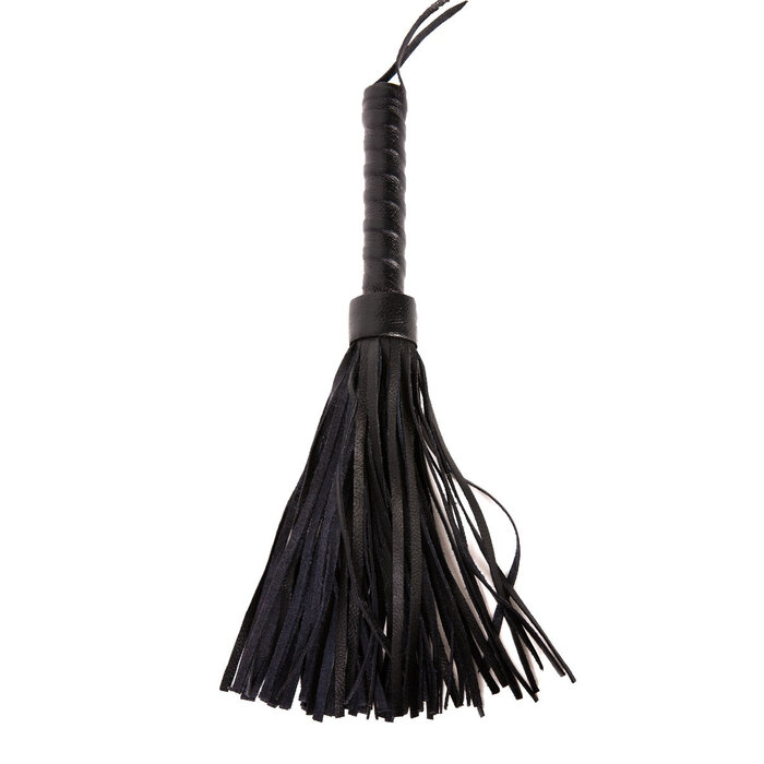 Black Petite Leather Flogger