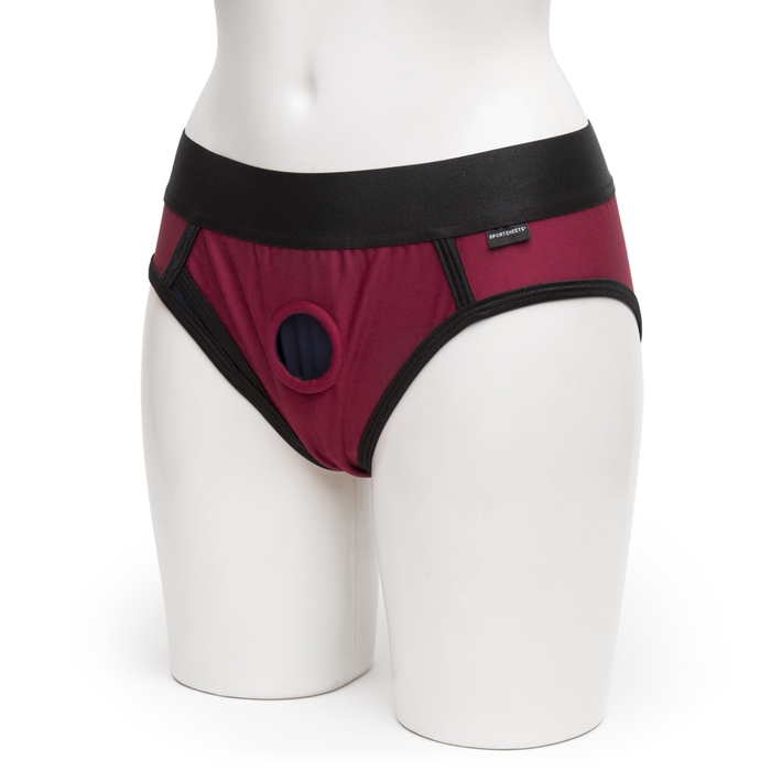 Sportsheets Contour Red Strap-On Harness Briefs