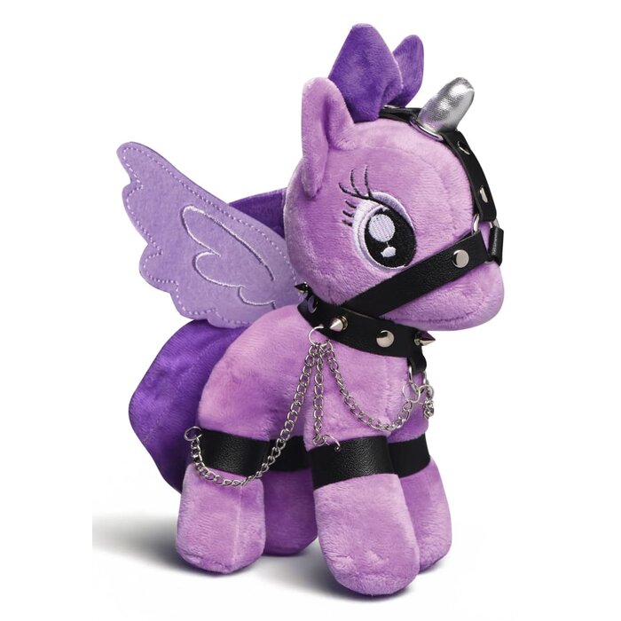 Master Series Bondage Pony Plushie - Raven Plum