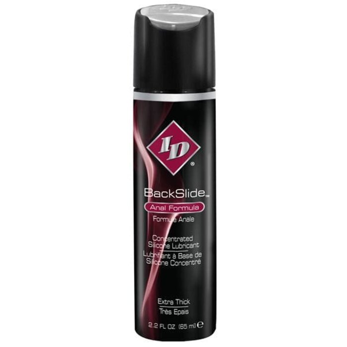 ID Backslide Silicone Based Anal Relaxant Lube 2.2 Fl Oz: Ultra Comfort for Anal Play