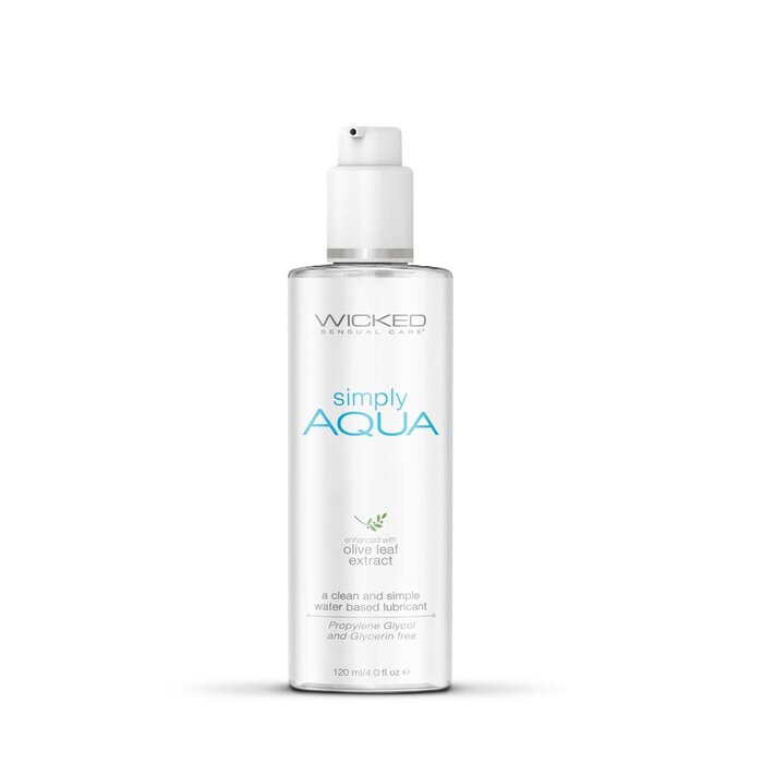 Wicked Simply Aqua Lubricant - 4 oz.