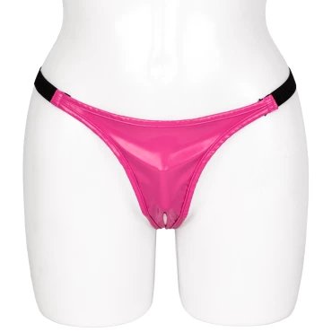 Hot Pink Vibrating Bullet G-String