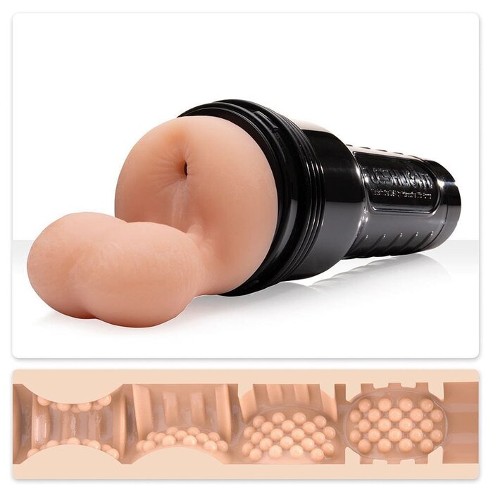 Fleshlight Fleshsack Realistic Scrotum Anal Masturbator Sissy Femdom Play