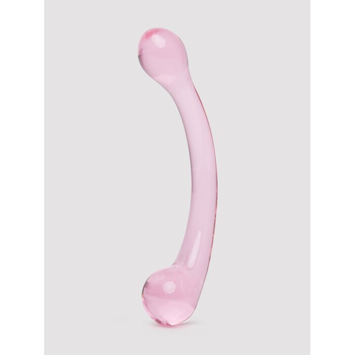 Lovehoney Sensual Glass Double-Ended G-Spot Dildo - Pink