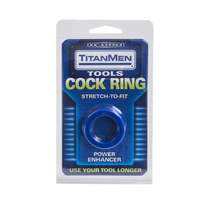 Titanmen Tools Blue Cock Ring
