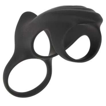 Drive Shaft Silicone Vibrating Cock Ring With Sleeve