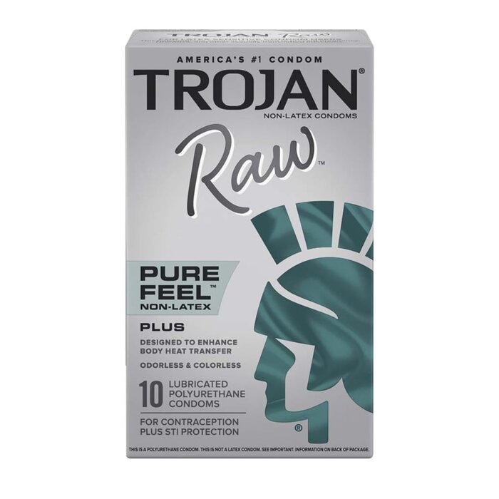 Trojan Raw Non-Latex - 10 Pack
