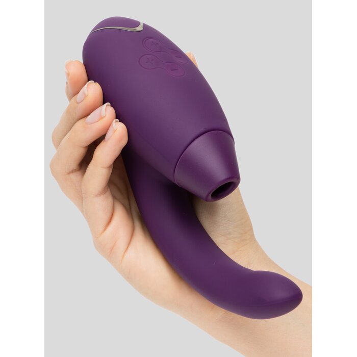 Womanizer X Lovehoney InsideOut Rechargeable G-Spot and Clitoral Stimulator - Purple