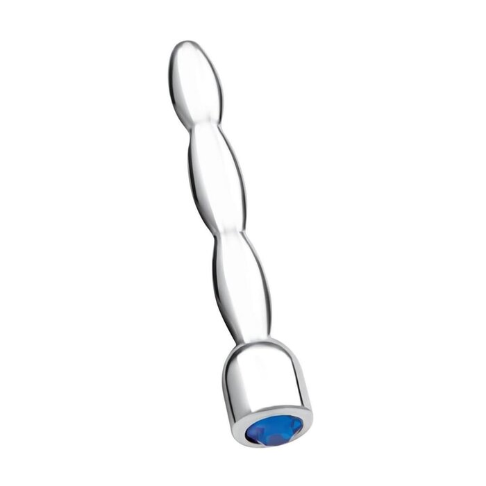 2" Stainless Steel Bling Bling Wavy Penis Plug