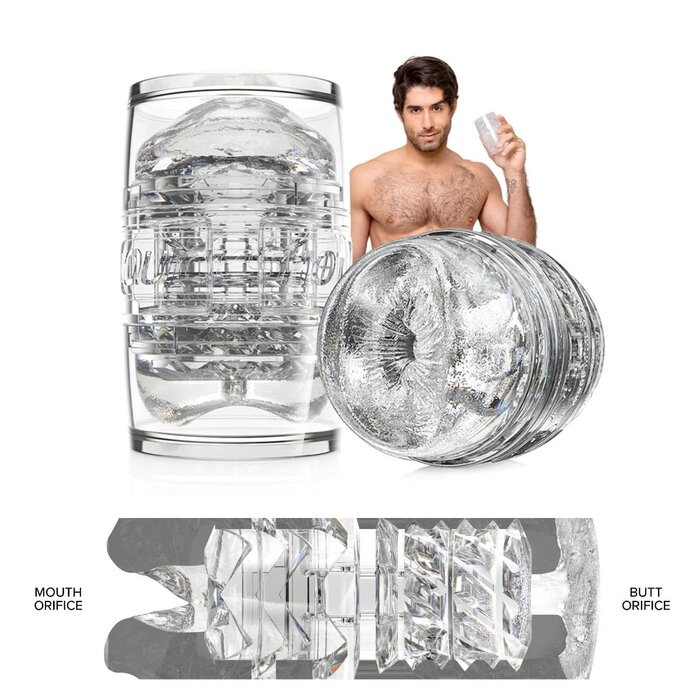Fleshlight Quickshot Diego Sans Mouth & Anal Realistic Fleshlight for Gay or Couple Play