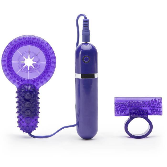 Lovehoney Bedtime Bullet 10 Function Vibrating Cock Ring Set